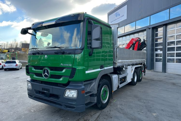 Mercedes-Benz 2551 V8 6x2 Fassi 185-5 Bj.2020 - Самоскид вантажівка, Вантажівка з маніпулятором: фото 1 Mercedes-Benz 2551 V8 6x2 Fassi 185-5 Bj.2020 - Самоскид вантажівка, Вантажівка з маніпулятором: фото 1