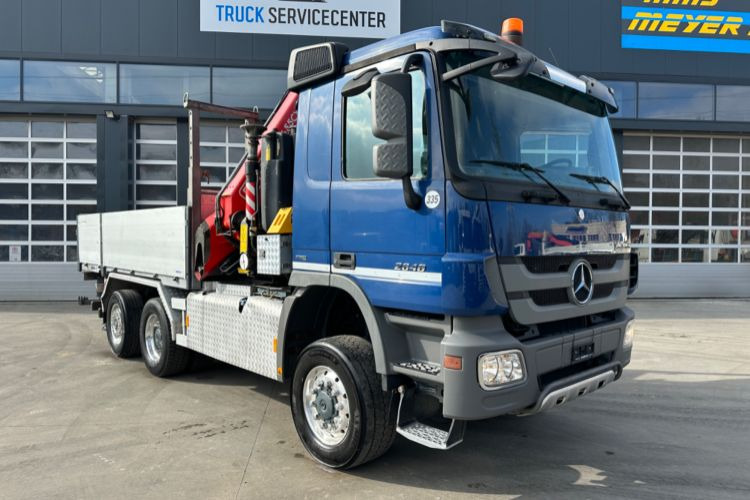 Mercedes-Benz Actros 2648 6x4/4 Fassi455 SZM/Pritsche - Вантажівка з маніпулятором, Бортова вантажівка/ Платформа: фото 4 Mercedes-Benz Actros 2648 6x4/4 Fassi455 SZM/Pritsche - Вантажівка з маніпулятором, Бортова вантажівка/ Платформа: фото 4