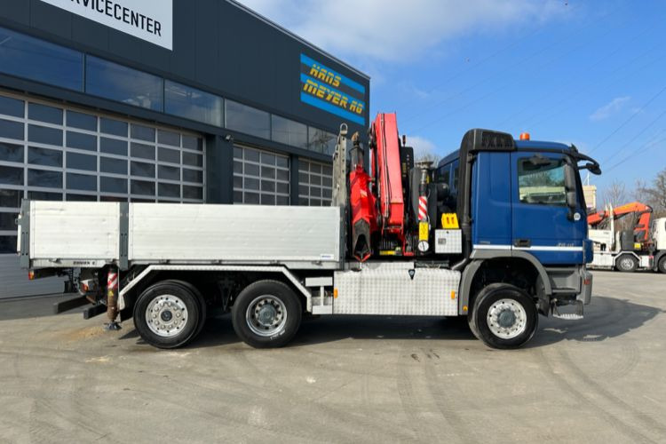 Mercedes-Benz Actros 2648 6x4/4 Fassi455 SZM/Pritsche - Вантажівка з маніпулятором, Бортова вантажівка/ Платформа: фото 5 Mercedes-Benz Actros 2648 6x4/4 Fassi455 SZM/Pritsche - Вантажівка з маніпулятором, Бортова вантажівка/ Платформа: фото 5