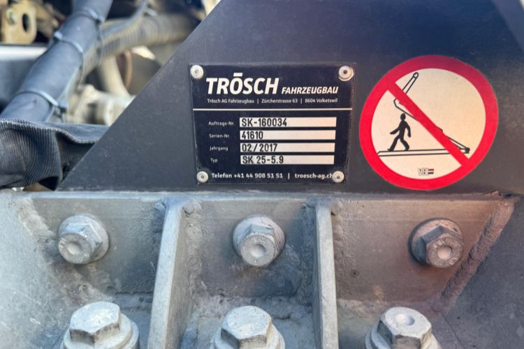 Гаковий мультиліфт вантажівка Mercedes-Benz Arocs 3246 Trösch Abroll 8x4: фото 11