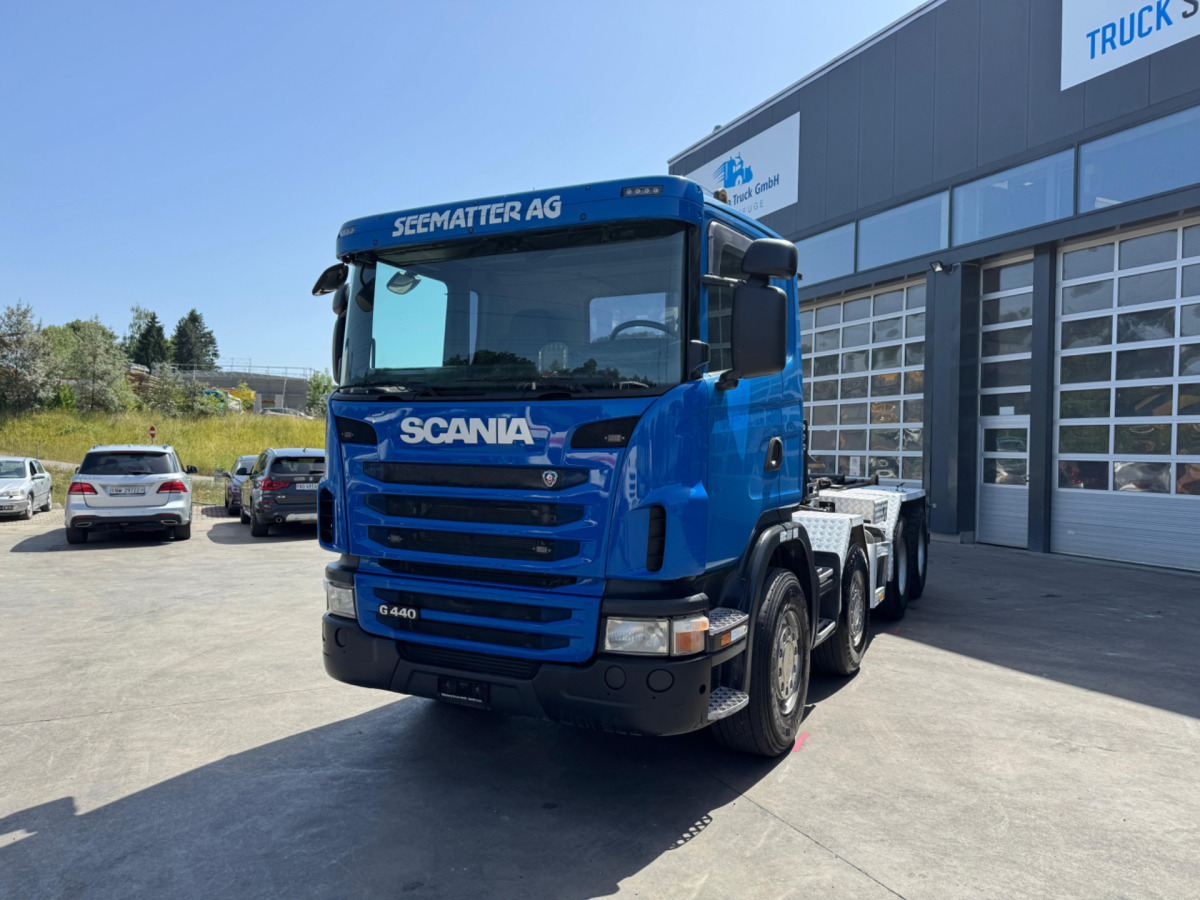 SCANIA G440 8x4 Moser - Гаковий мультиліфт вантажівка: фото 1 SCANIA G440 8x4 Moser - Гаковий мультиліфт вантажівка: фото 1