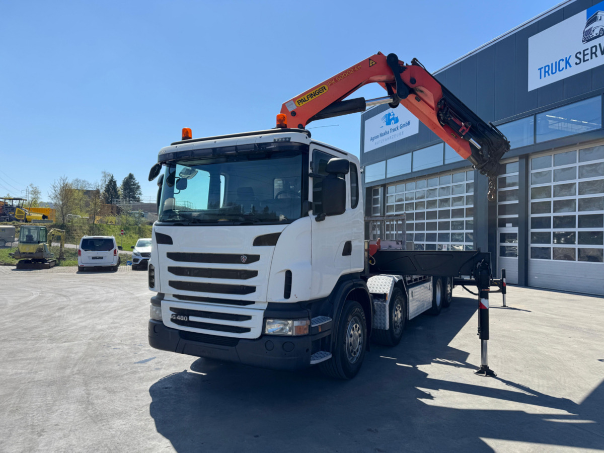 SCANIA G480 8x2 Palfinger 50002-6 - Вантажівка з маніпулятором: фото 1 SCANIA G480 8x2 Palfinger 50002-6 - Вантажівка з маніпулятором: фото 1