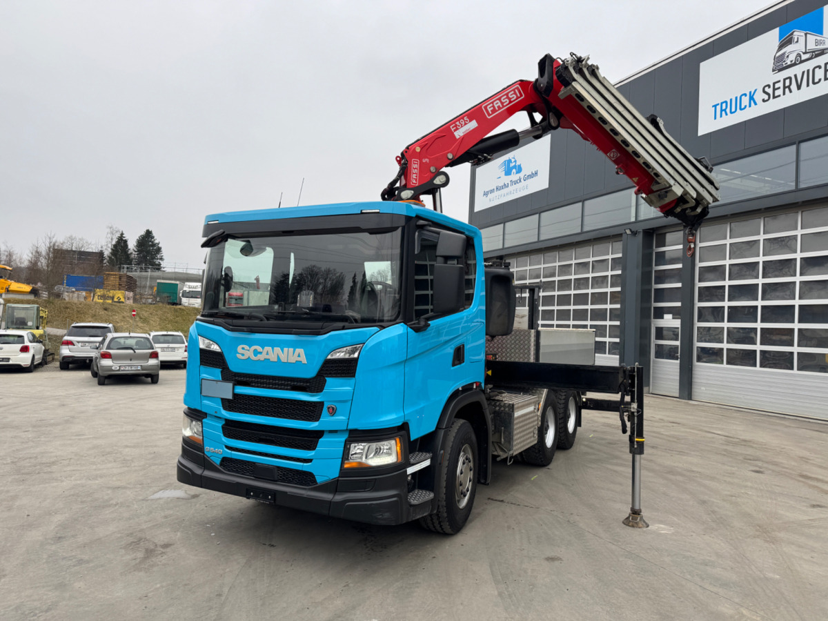 SCANIA G540 6x4 Fassi 395-7 SZM&Pritsche - Вантажівка з маніпулятором: фото 1 SCANIA G540 6x4 Fassi 395-7 SZM&Pritsche - Вантажівка з маніпулятором: фото 1