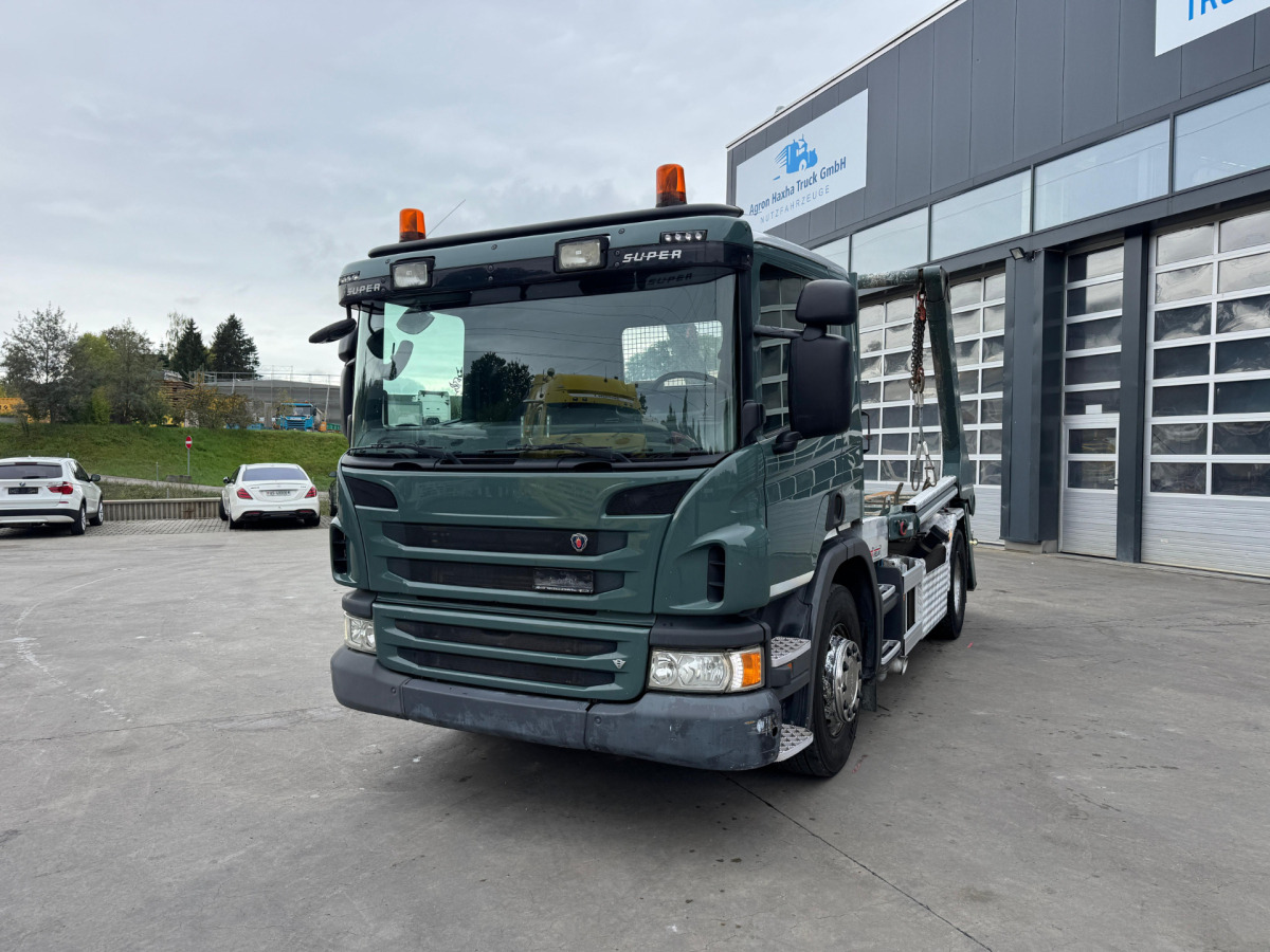 SCANIA P320 4x2 Trösch - Скіповий навантажувач вантажівка: фото 1 SCANIA P320 4x2 Trösch - Скіповий навантажувач вантажівка: фото 1