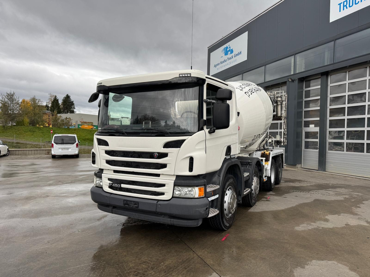 SCANIA P450 8x4 Stetter 9m3 - Автобетонозмішувач: фото 1 SCANIA P450 8x4 Stetter 9m3 - Автобетонозмішувач: фото 1