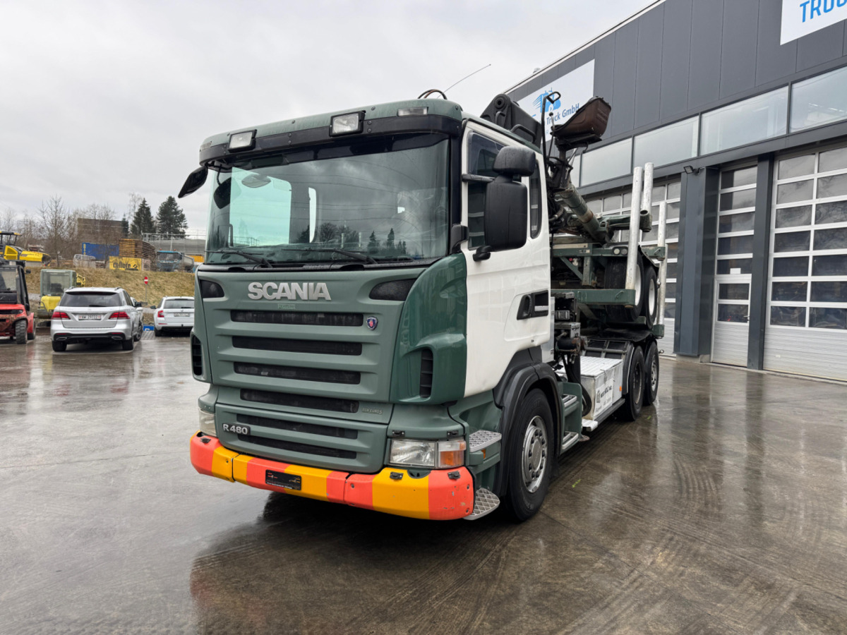 SCANIA R480 6x2 Loglift F265 mit Dolly - Лісовоз: фото 1 SCANIA R480 6x2 Loglift F265 mit Dolly - Лісовоз: фото 1