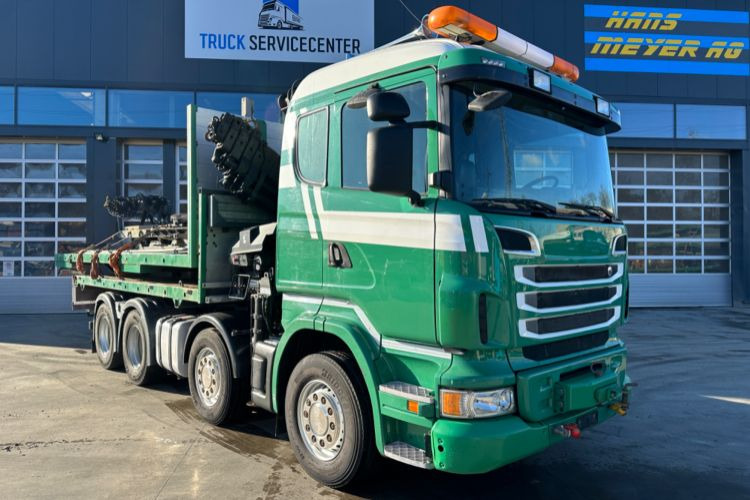 Scania R480 8x4 SWS SZM/Kran/Pritsche - Вантажівка з маніпулятором: фото 5 Scania R480 8x4 SWS SZM/Kran/Pritsche - Вантажівка з маніпулятором: фото 5