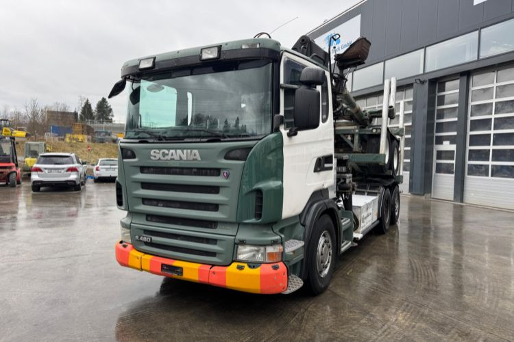 Scania R480 6x2 Loglift F265 mit Dolly - Вантажівка: фото 1 Scania R480 6x2 Loglift F265 mit Dolly - Вантажівка: фото 1