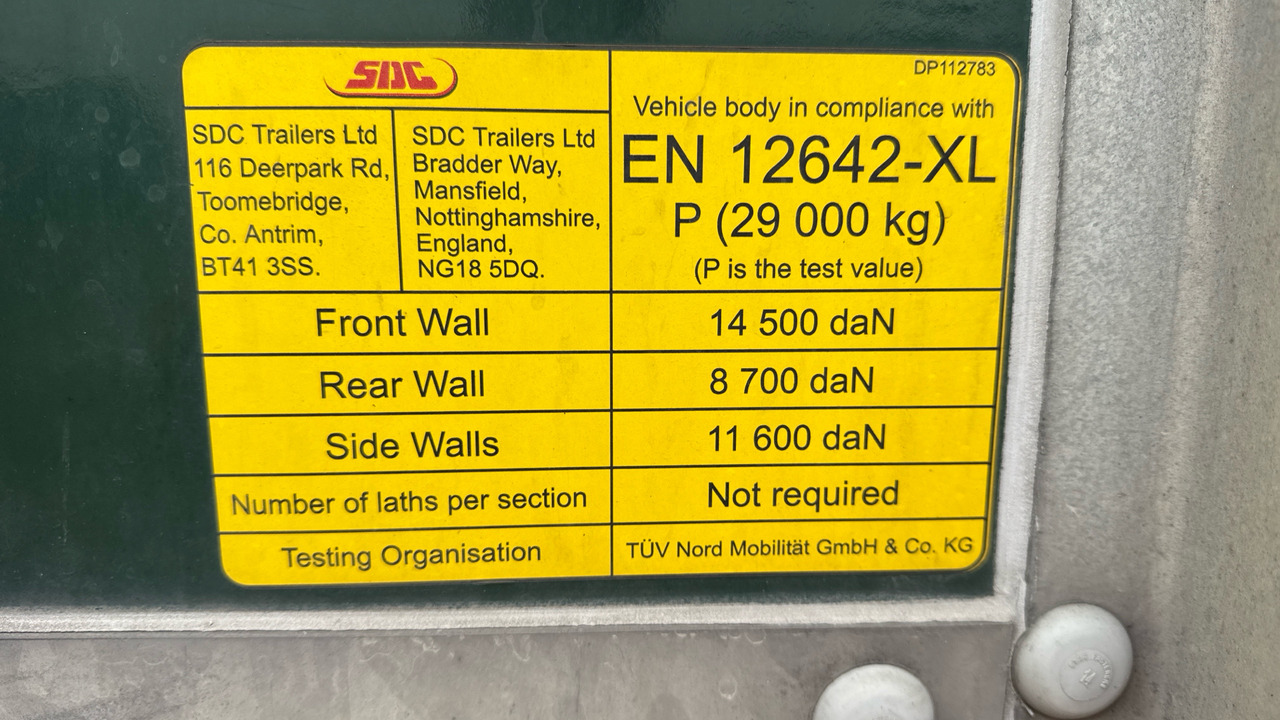 Причіп SDC CURTAINSIDE: фото 17