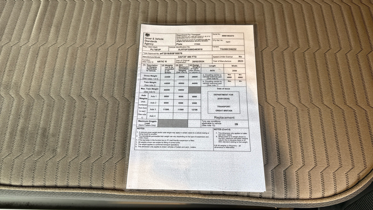 Тягач Daf XF 480: фото 11 Тягач Daf XF 480: фото 11