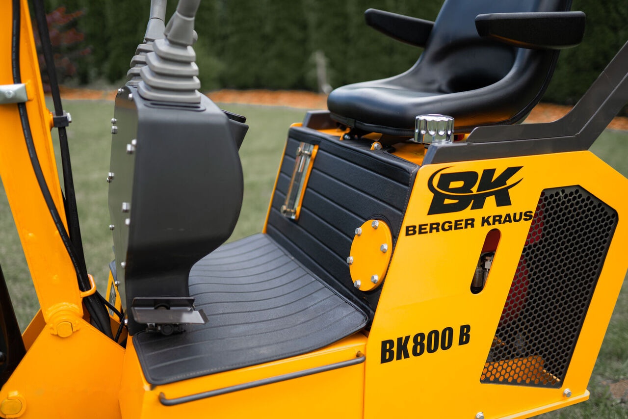 Berger Kraus BK800B Nowa minikoparka Mini excavator - Міні-екскаватор: фото 3 Berger Kraus BK800B Nowa minikoparka Mini excavator - Міні-екскаватор: фото 3