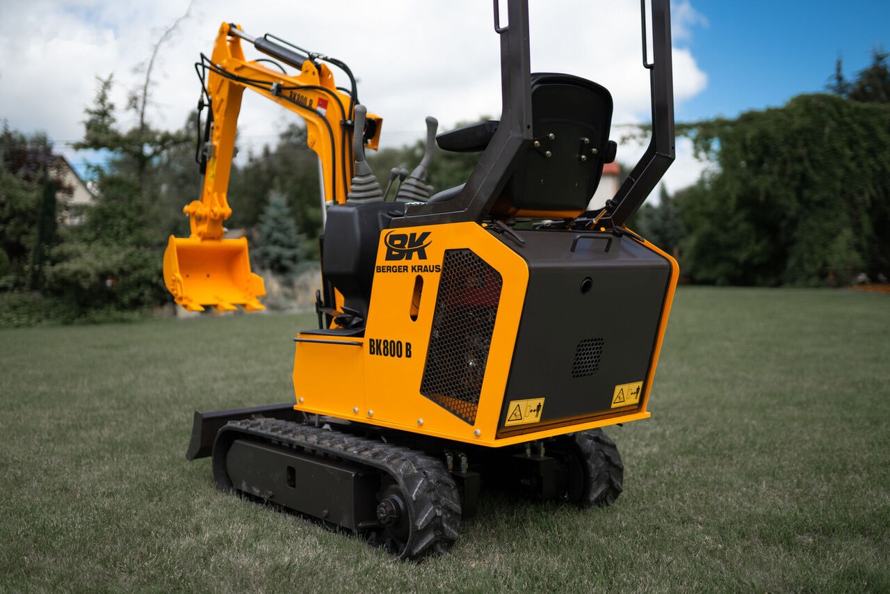 Berger Kraus BK800B Nowa minikoparka Mini excavator - Міні-екскаватор: фото 2 Berger Kraus BK800B Nowa minikoparka Mini excavator - Міні-екскаватор: фото 2