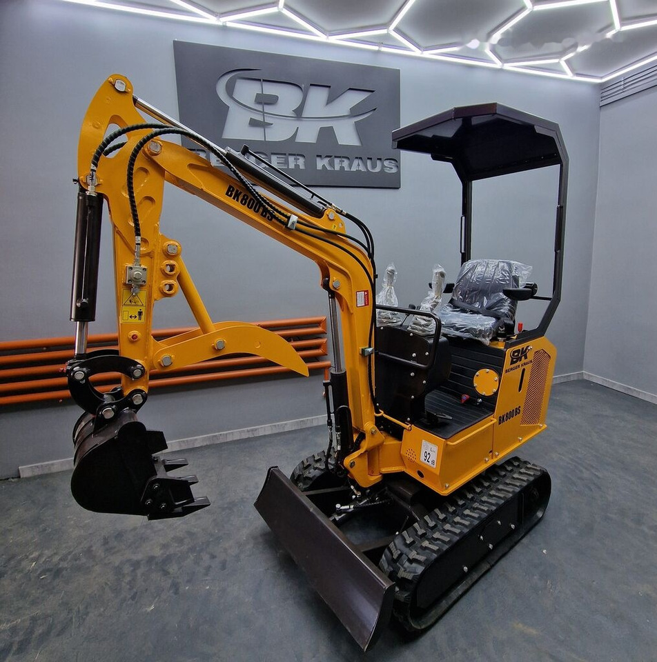 Berger Kraus BK800BS Nowa minikoparka Mini excavator Torsion arm - Міні-екскаватор: фото 1 Berger Kraus BK800BS Nowa minikoparka Mini excavator Torsion arm - Міні-екскаватор: фото 1