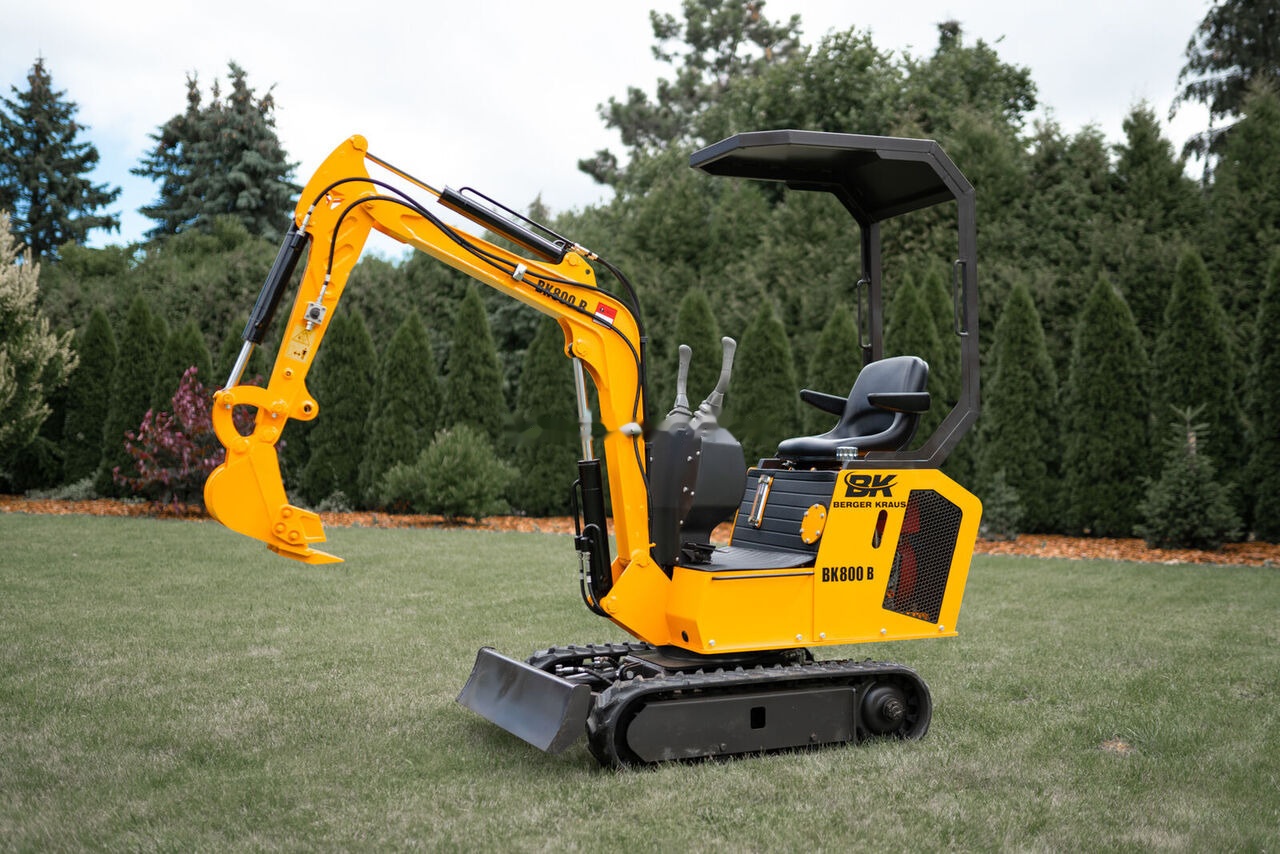 Berger Kraus Mini Excavator BK800B with FULL equipment - Міні-екскаватор: фото 2 Berger Kraus Mini Excavator BK800B with FULL equipment - Міні-екскаватор: фото 2
