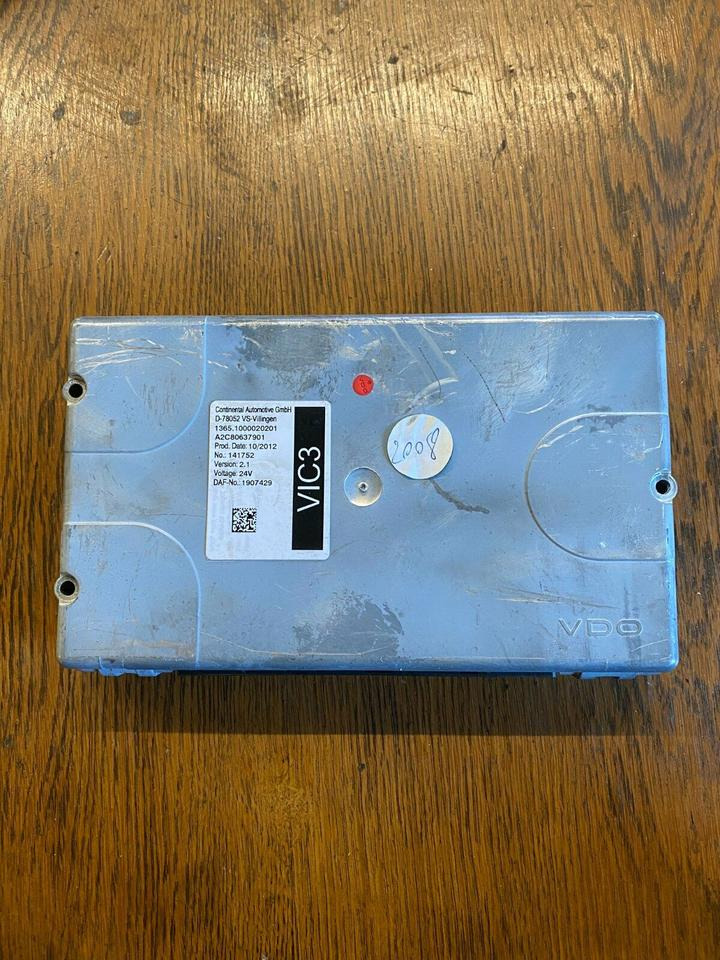 DAF XF Continental Steuergerät 1907429 A2C80637901 - Блок управління в категорії Вантажівки: фото 1 DAF XF Continental Steuergerät 1907429 A2C80637901 - Блок управління в категорії Вантажівки: фото 1
