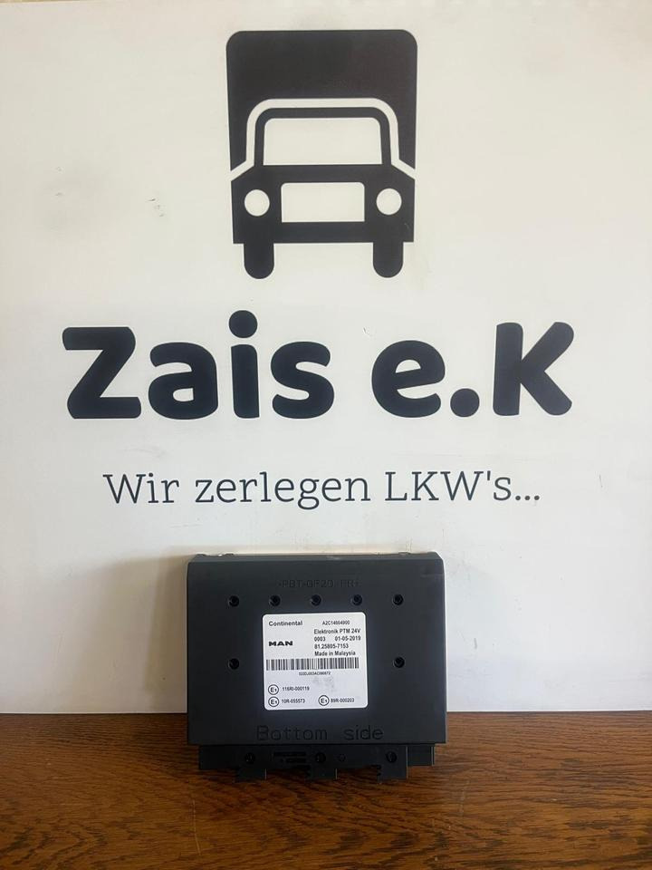 MAN Continental Elektronik PTM Steuergerät 81.25805-7153 - Блок управління в категорії Вантажівки: фото 1 MAN Continental Elektronik PTM Steuergerät 81.25805-7153 - Блок управління в категорії Вантажівки: фото 1