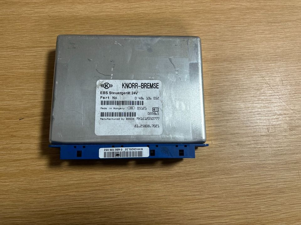 MAN KNORR-BREMSE EBS Elektronik 81.25808-7021 - Блок управління в категорії Вантажівки: фото 1 MAN KNORR-BREMSE EBS Elektronik 81.25808-7021 - Блок управління в категорії Вантажівки: фото 1