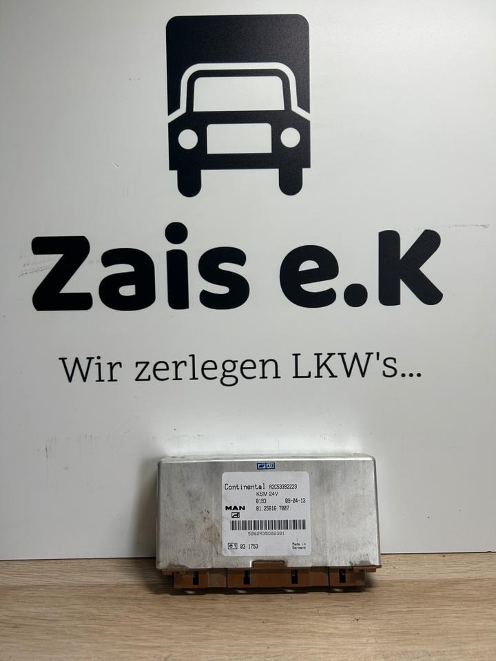 MAN KSM Continental Steuergerät 81.25816.7007 - Блок управління в категорії Вантажівки: фото 1 MAN KSM Continental Steuergerät 81.25816.7007 - Блок управління в категорії Вантажівки: фото 1