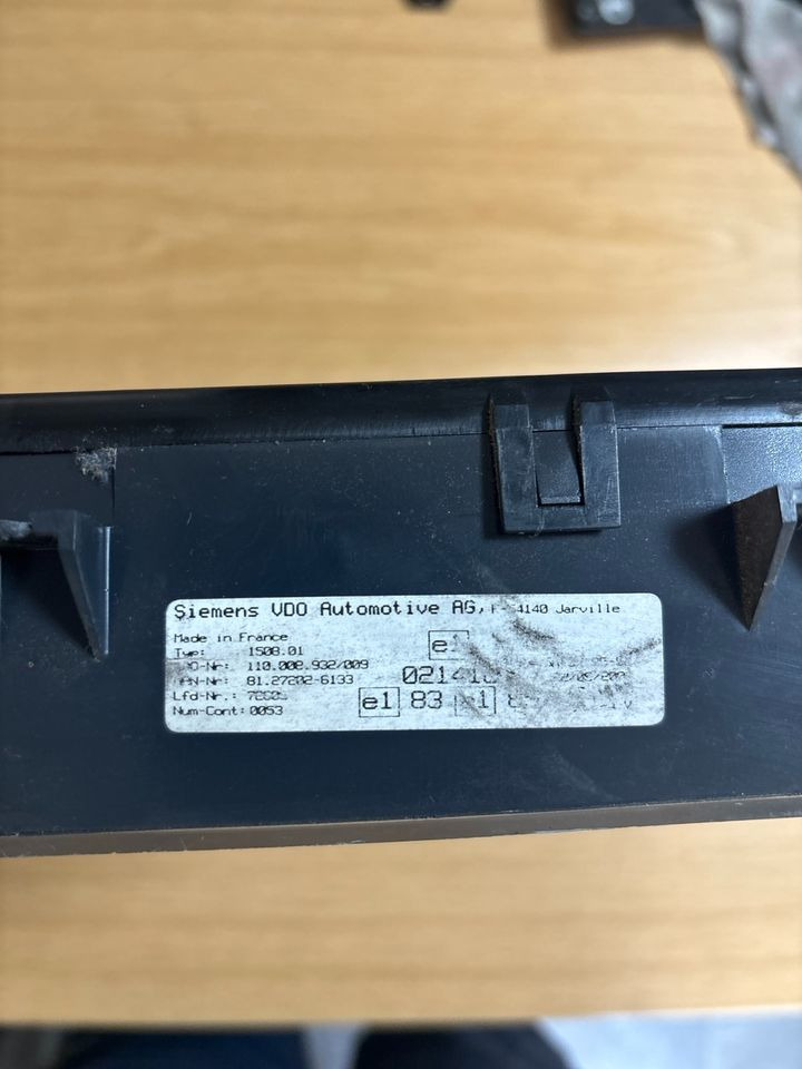 MAN Kombiinstrument / Tacho 81.27202-6133 - Приладова панель в категорії Вантажівки: фото 3 MAN Kombiinstrument / Tacho 81.27202-6133 - Приладова панель в категорії Вантажівки: фото 3