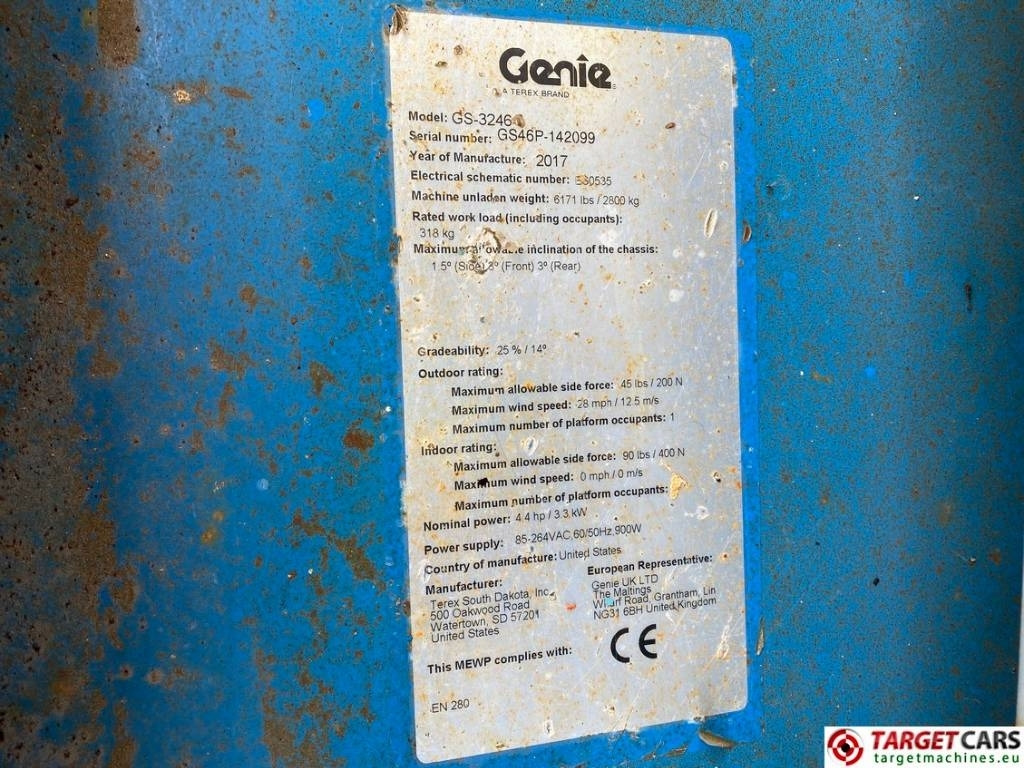 Ножичний підйомник Genie GS-3246 Electric Scissor Work Lift 1175cm: фото 10