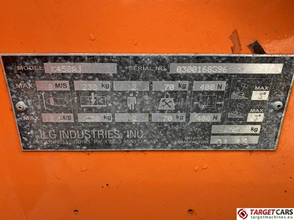 Колінчастий підйомник JLG M450AJ HyBrid Articulated Boom Work Lift 1572cm: фото 10
