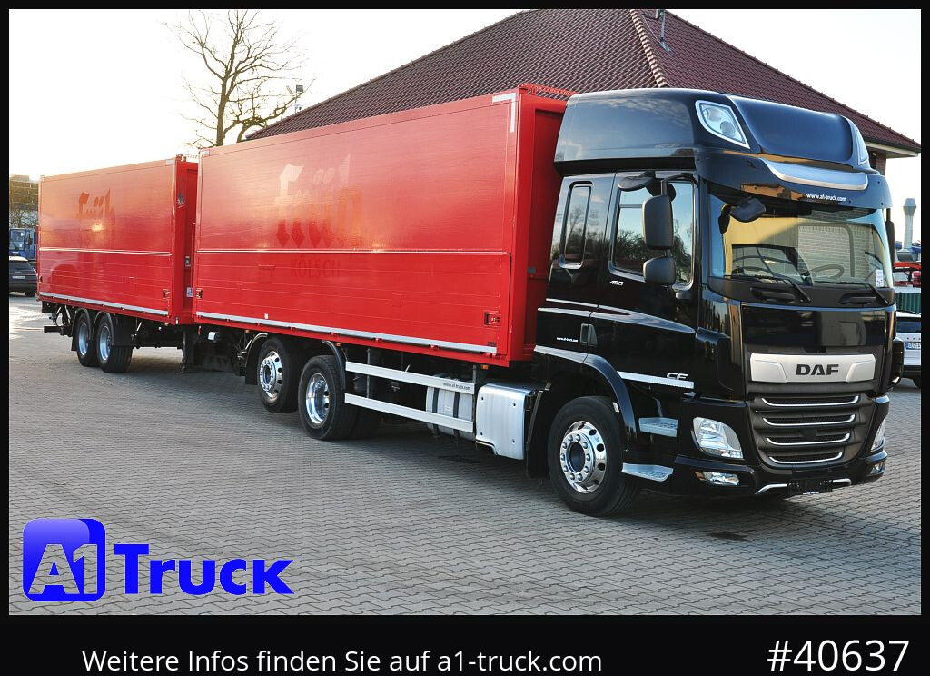 DAF CF 450 FAN, Getränke, LBW, Lift-Lenkachse - Для перевезення напоїв вантажівка: фото 1 DAF CF 450 FAN, Getränke, LBW, Lift-Lenkachse - Для перевезення напоїв вантажівка: фото 1