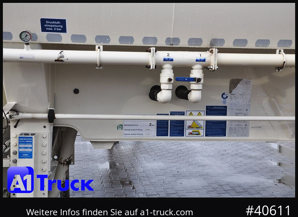 FELDBINDER EUT 55,3, 7 Kammern Futter Feed, Lenkachse, Alufelgen, - Напівпричіп цистерна для сипучих вантажів: фото 2 FELDBINDER EUT 55,3, 7 Kammern Futter Feed, Lenkachse, Alufelgen, - Напівпричіп цистерна для сипучих вантажів: фото 2