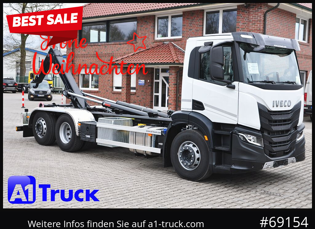 IVECO X-Way AD280X42, HIAB Multilift, Garantie - Гаковий мультиліфт вантажівка: фото 1 IVECO X-Way AD280X42, HIAB Multilift, Garantie - Гаковий мультиліфт вантажівка: фото 1