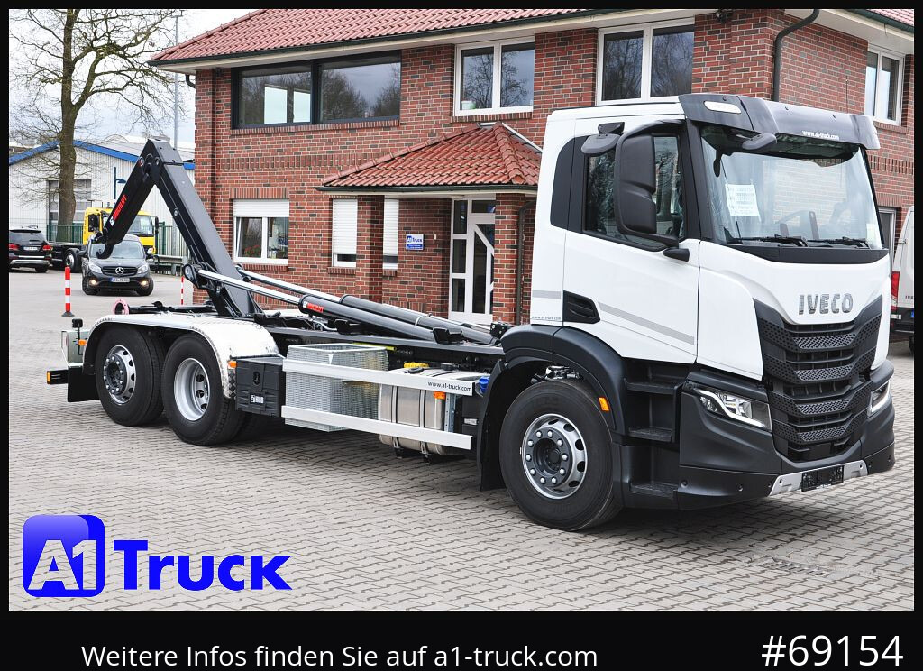 IVECO X-Way AD280X42, HIAB Multilift, Lenk- Liftachse, - Гаковий мультиліфт вантажівка: фото 1 IVECO X-Way AD280X42, HIAB Multilift, Lenk- Liftachse, - Гаковий мультиліфт вантажівка: фото 1