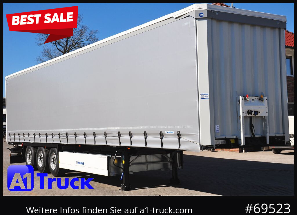 KRONE 5 x SD Tautliner, mit TPMS, NEU, sofort verfügbar, - Тентований напівпричіп: фото 1 KRONE 5 x SD Tautliner, mit TPMS, NEU, sofort verfügbar, - Тентований напівпричіп: фото 1