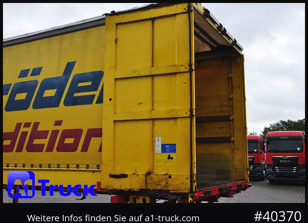 KRONE 7.45, Bordwand + Schiebeplane, - Тентований кузов: фото 4 KRONE 7.45, Bordwand + Schiebeplane, - Тентований кузов: фото 4