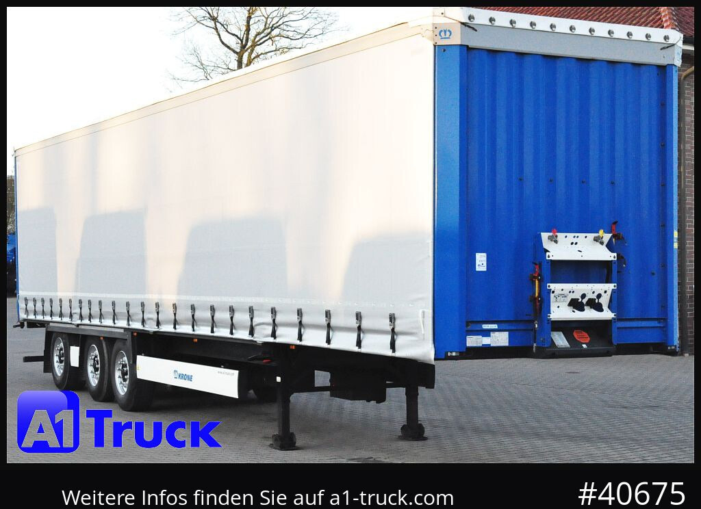 KRONE SD 27, Staplerhalterung, Liftachse, Lenkachse - Тентований напівпричіп: фото 1 KRONE SD 27, Staplerhalterung, Liftachse, Lenkachse - Тентований напівпричіп: фото 1