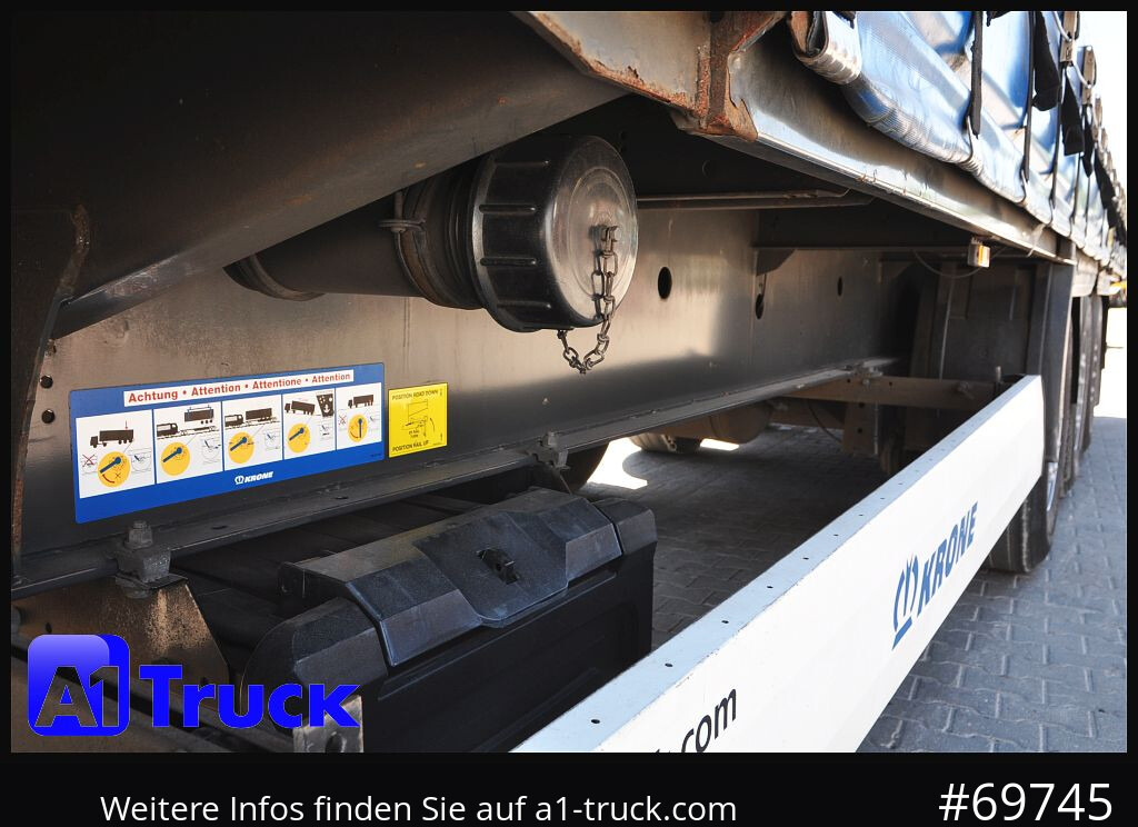 KRONE SD Tautliner, Code XL, BPW, der Rahmen ist gut. - Тентований напівпричіп: фото 4 KRONE SD Tautliner, Code XL, BPW, der Rahmen ist gut. - Тентований напівпричіп: фото 4