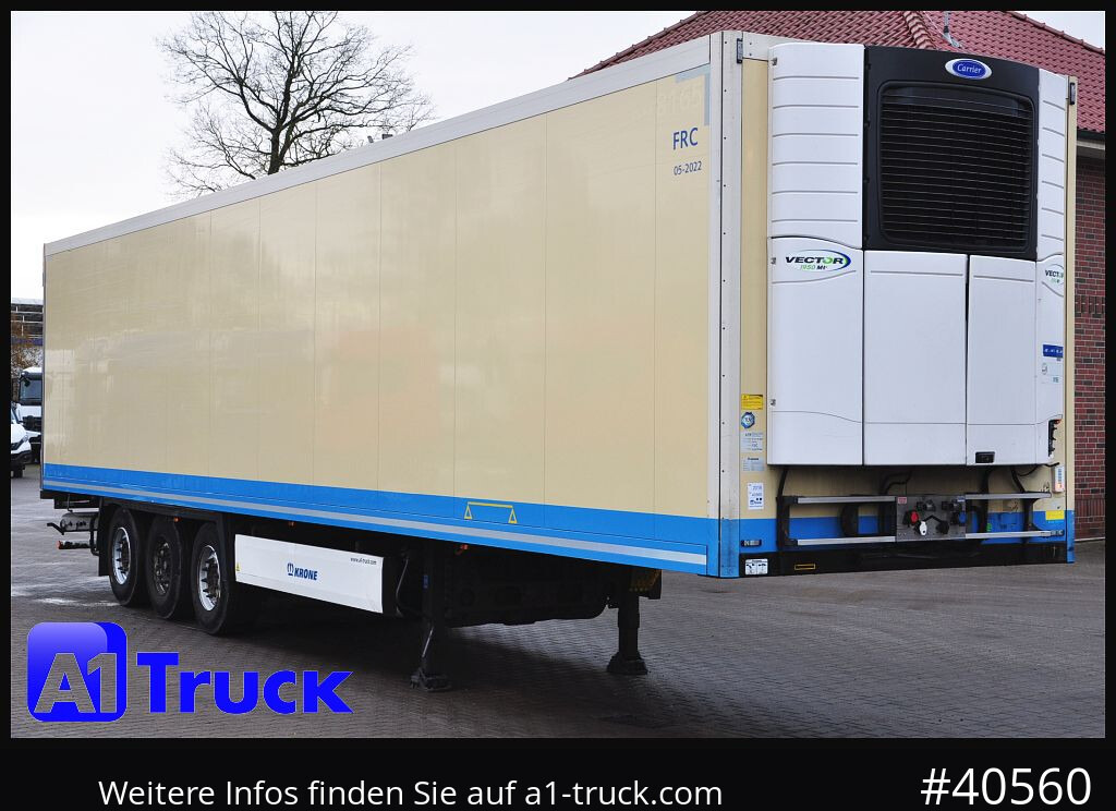 KRONE SDR 27 Carrier 1950 MT, Liftachse, 1 Vorbesitzer - Рефрижератор напівпричіп: фото 1 KRONE SDR 27 Carrier 1950 MT, Liftachse, 1 Vorbesitzer - Рефрижератор напівпричіп: фото 1