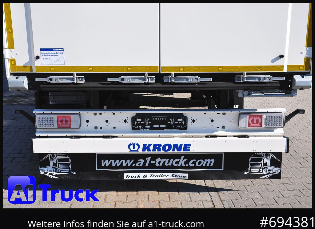KRONE SZ 2 achs Koffer, Code XL, VDI 2700, SOFORT - Закритий кузов напівпричіп: фото 3 KRONE SZ 2 achs Koffer, Code XL, VDI 2700, SOFORT - Закритий кузов напівпричіп: фото 3