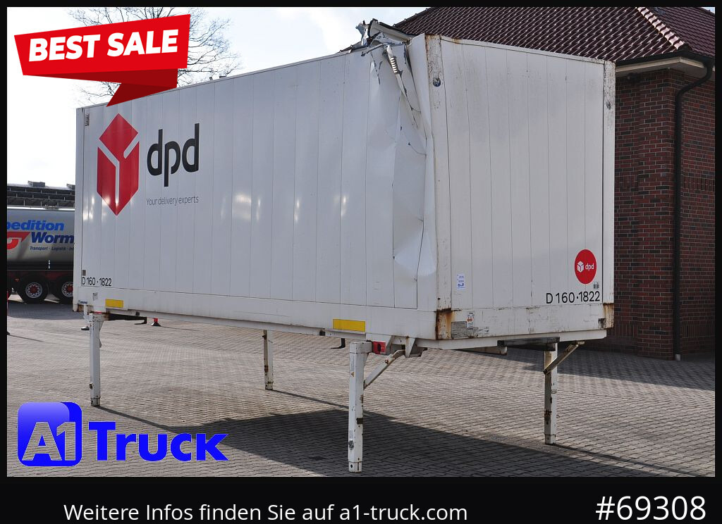 KRONE WB BDF 7,45 Koffer, 2770mm innen, beschädigt - Кузов - фургон: фото 1 KRONE WB BDF 7,45 Koffer, 2770mm innen, beschädigt - Кузов - фургон: фото 1