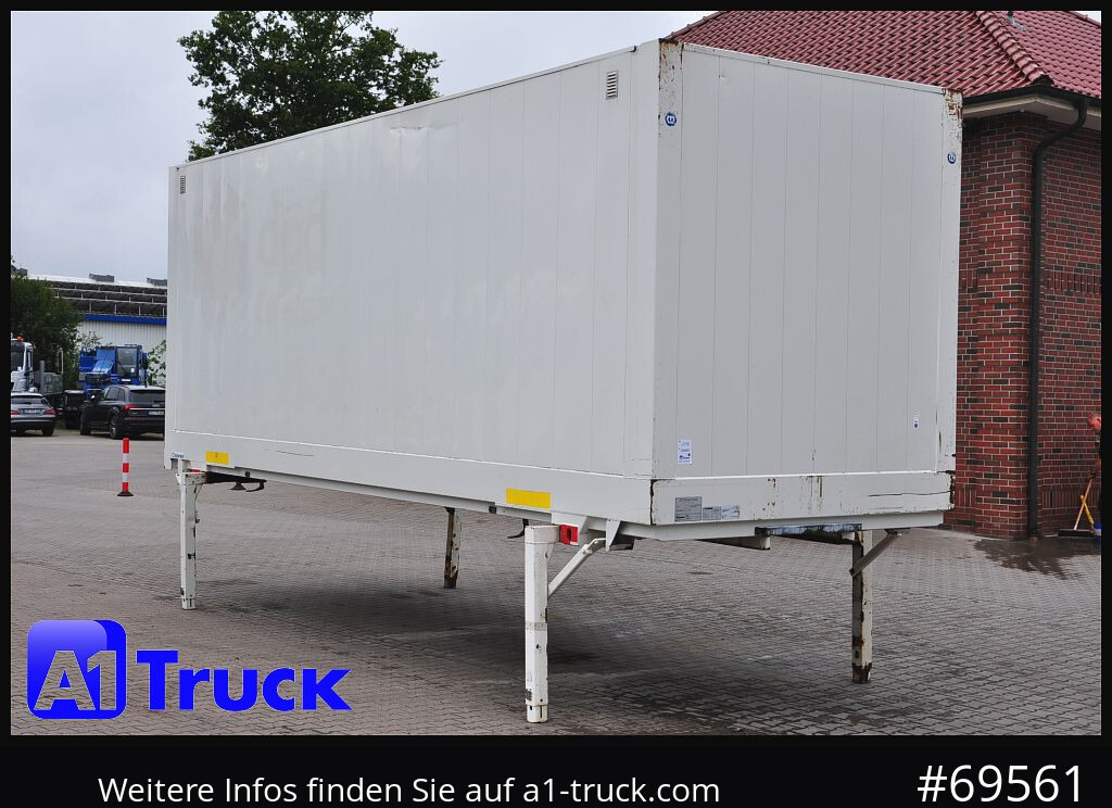 KRONE Wechselbrücke BDF 7,45 Koffer, Textil 2750mm innen, 20 x vorhanden - Кузов - фургон: фото 1 KRONE Wechselbrücke BDF 7,45 Koffer, Textil 2750mm innen, 20 x vorhanden - Кузов - фургон: фото 1