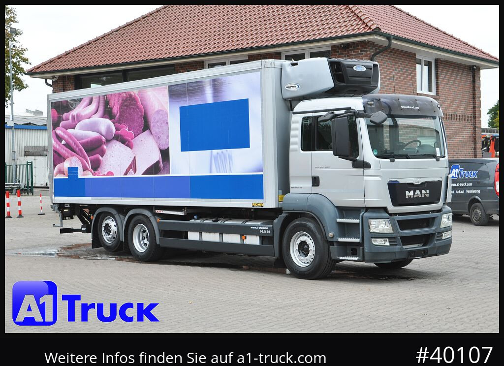 MAN TGS 26.360, Carrier 1150 Rolltor+ LBW, Lift - Рефрижератор вантажівка: фото 1 MAN TGS 26.360, Carrier 1150 Rolltor+ LBW, Lift - Рефрижератор вантажівка: фото 1