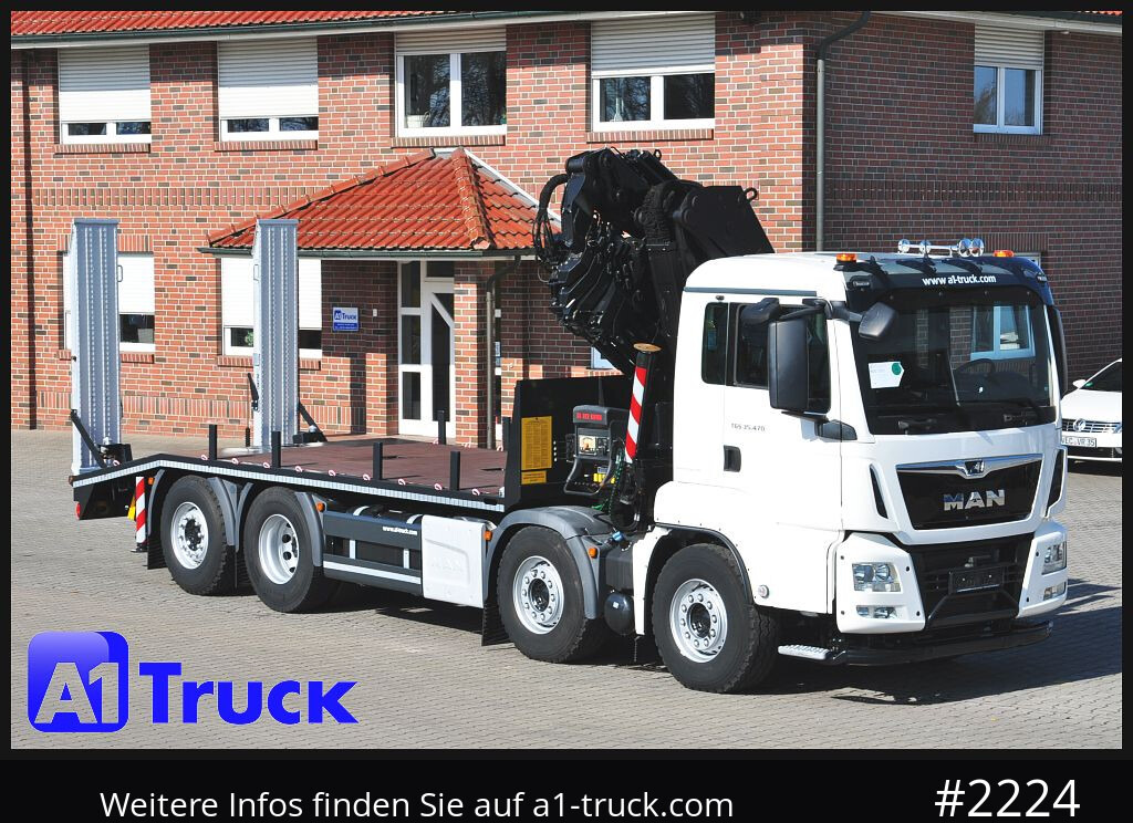 MAN TGS 35.470, Hiab SX 322 E6 Jib, 8x2 - Вантажівка з маніпулятором: фото 1 MAN TGS 35.470, Hiab SX 322 E6 Jib, 8x2 - Вантажівка з маніпулятором: фото 1