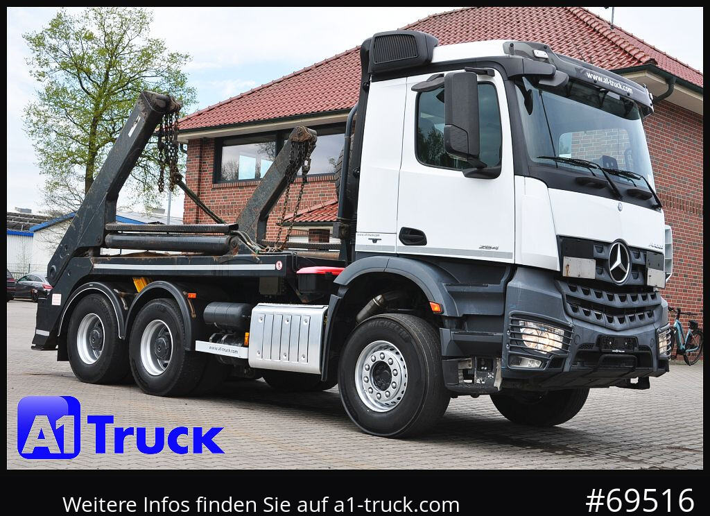 MERCEDES-BENZ 2645 Arcos 6x4 Klima AHK, - Скіповий навантажувач вантажівка: фото 1 MERCEDES-BENZ 2645 Arcos 6x4 Klima AHK, - Скіповий навантажувач вантажівка: фото 1