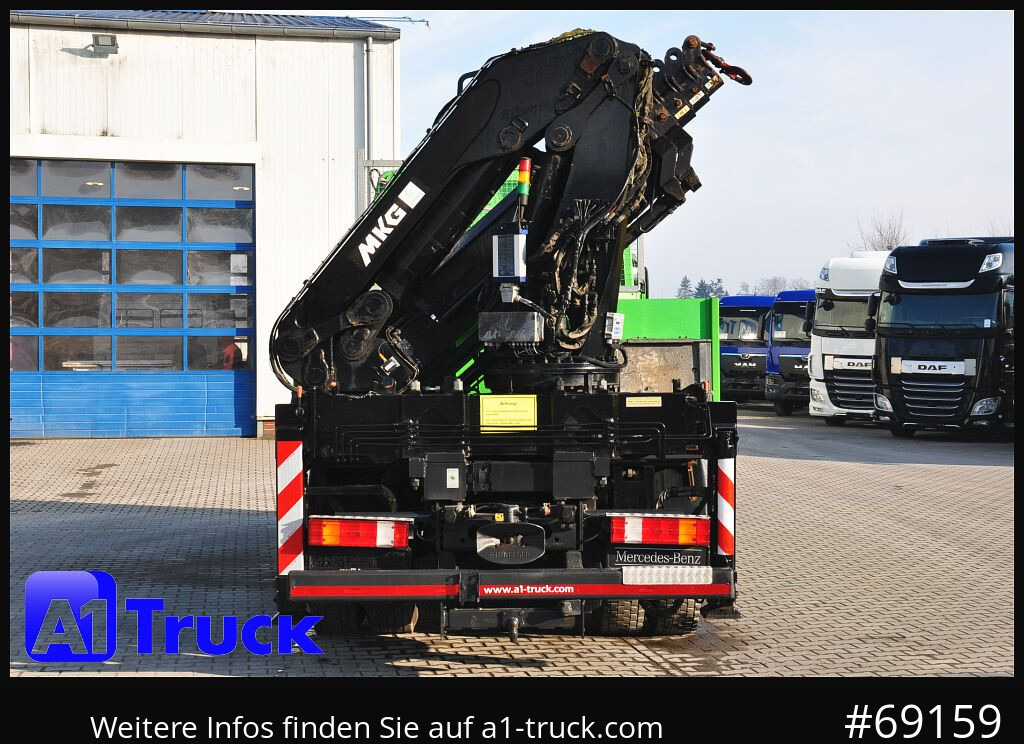 MERCEDES-BENZ Actros 1844 MP3, Kran MKG 291 HP 5+3 Funk, TÜV 06/2026 - Вантажівка з маніпулятором: фото 3 MERCEDES-BENZ Actros 1844 MP3, Kran MKG 291 HP 5+3 Funk, TÜV 06/2026 - Вантажівка з маніпулятором: фото 3