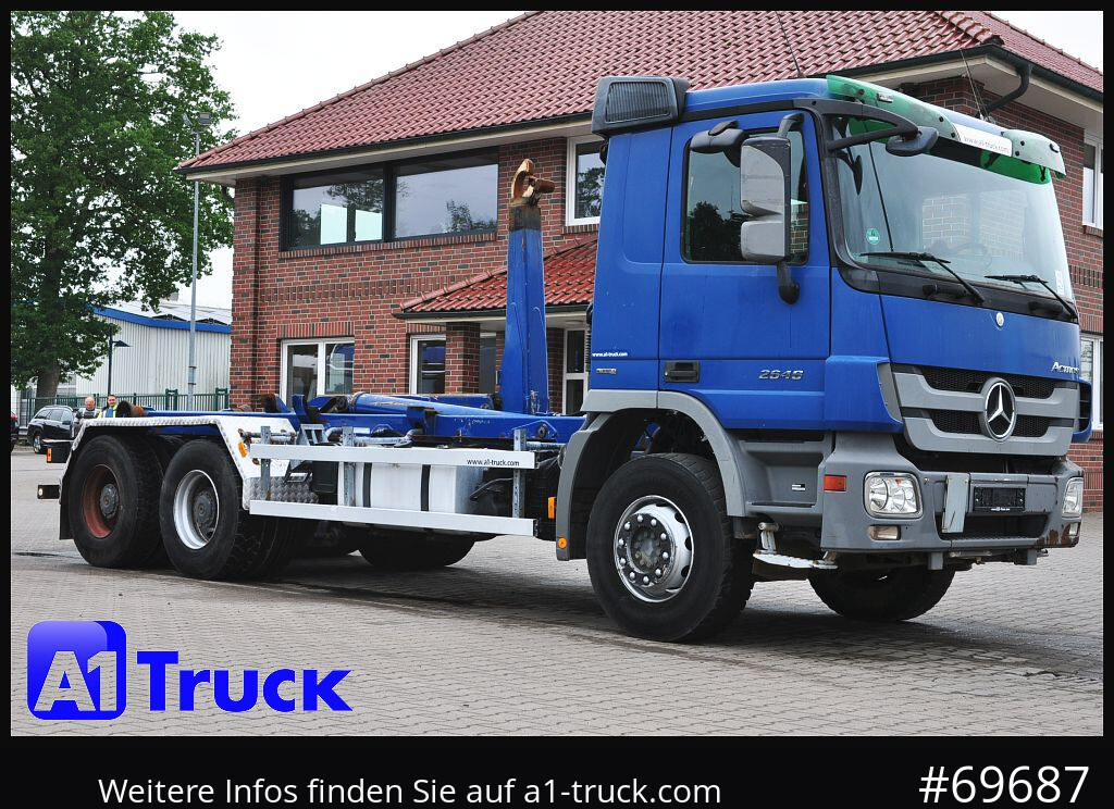 MERCEDES-BENZ Actros 2646 BL 6x4 MP3, Meiller 20.65, Lift - Гаковий мультиліфт вантажівка: фото 1 MERCEDES-BENZ Actros 2646 BL 6x4 MP3, Meiller 20.65, Lift - Гаковий мультиліфт вантажівка: фото 1
