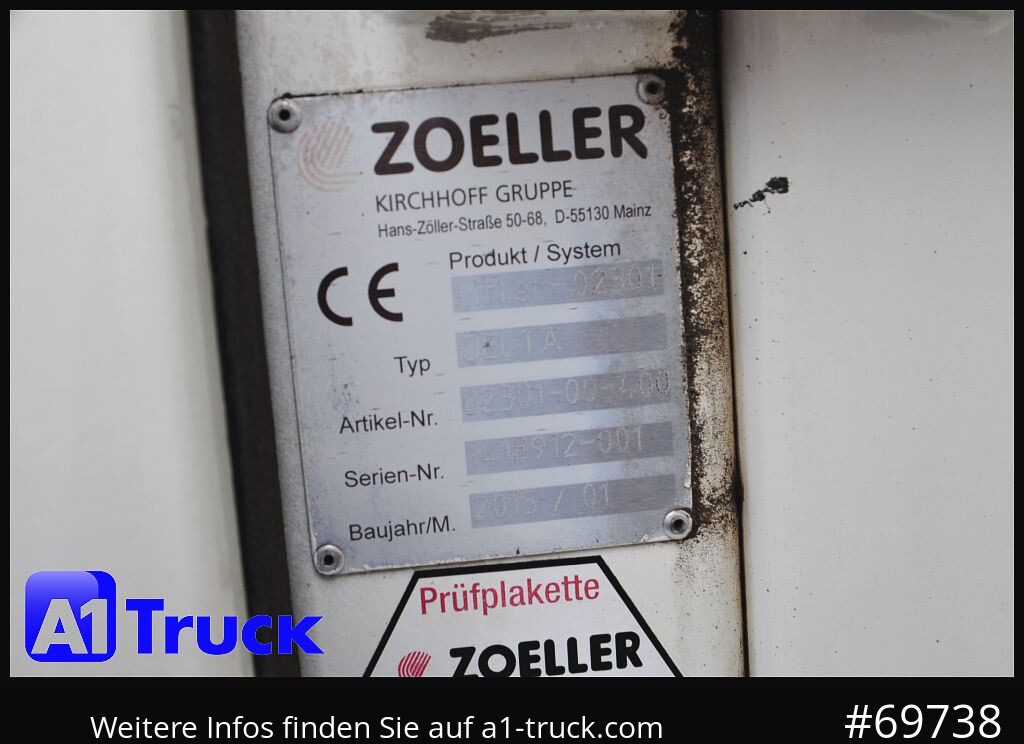 Сміттєвози Для транспортування сміття MERCEDES-BENZ Antos 2532 Faun Powerpress II Zöller Detla 2301,: фото 15 Сміттєвози Для транспортування сміття MERCEDES-BENZ Antos 2532 Faun Powerpress II Zöller Detla 2301,: фото 15