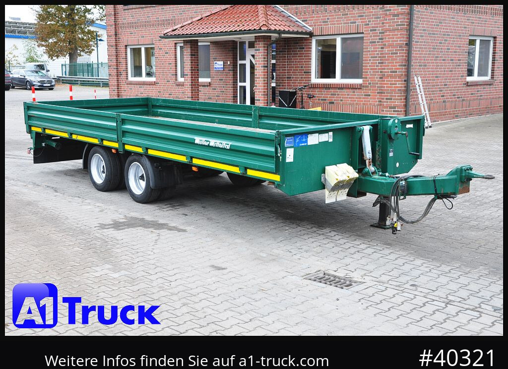 MUELLER-MITTELTAL ETU-TA 13.5 Tandem, Twistlock, Container - Низькорамна платформа причіп: фото 1 MUELLER-MITTELTAL ETU-TA 13.5 Tandem, Twistlock, Container - Низькорамна платформа причіп: фото 1