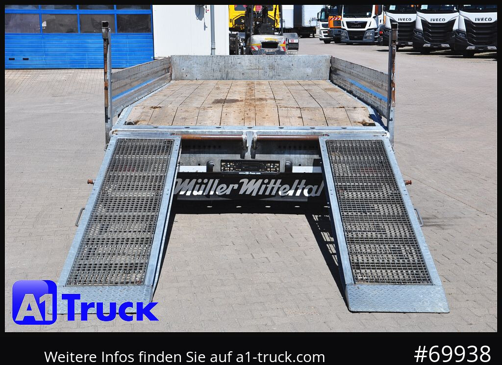 MUELLER-MITTELTAL Tandem Tieflader 11,9t. Rampen, L6,2m, - Низькорамна платформа причіп: фото 2 MUELLER-MITTELTAL Tandem Tieflader 11,9t. Rampen, L6,2m, - Низькорамна платформа причіп: фото 2
