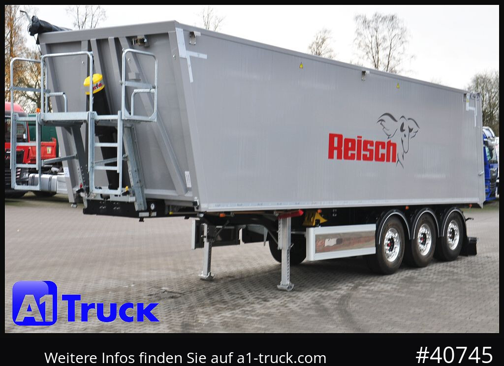 REISCH RHKS, Al 50m³, NEU Pedelklappe, Alu, Lift - Самоскид напівпричіп: фото 1 REISCH RHKS, Al 50m³, NEU Pedelklappe, Alu, Lift - Самоскид напівпричіп: фото 1