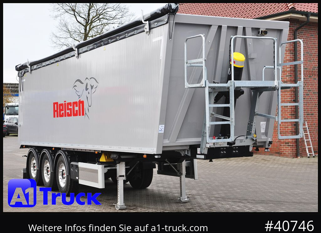 REISCH RHKS, Al 50m³, NEU Pedelklappe, Alu, Lift - Самоскид напівпричіп: фото 1 REISCH RHKS, Al 50m³, NEU Pedelklappe, Alu, Lift - Самоскид напівпричіп: фото 1