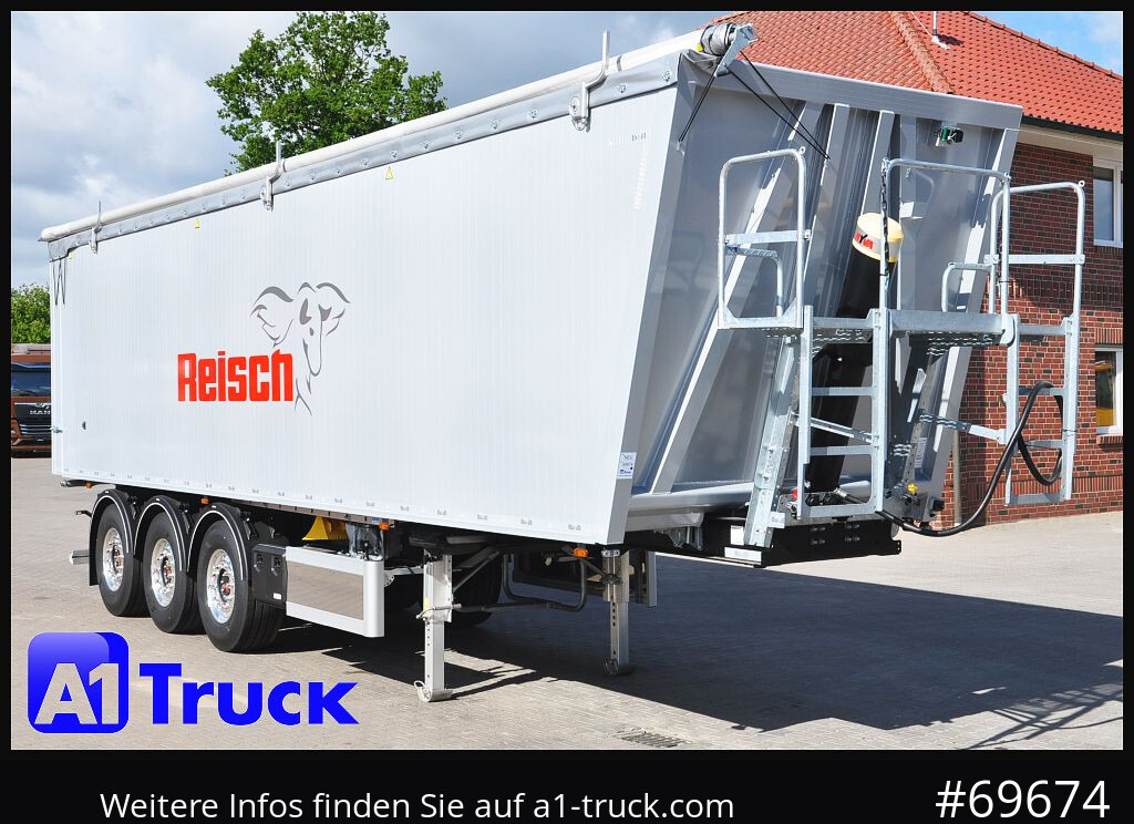 REISCH RHKS, Alu-Kippmulde 54m³, Kombitüren, Alufelgen, Liftachse, - Самоскид напівпричіп: фото 1 REISCH RHKS, Alu-Kippmulde 54m³, Kombitüren, Alufelgen, Liftachse, - Самоскид напівпричіп: фото 1