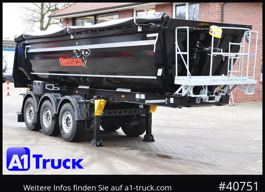 REISCH Steelpipe-R 24m³ NEU Stahl Lift SAF Hardox - Самоскид напівпричіп: фото 1 REISCH Steelpipe-R 24m³ NEU Stahl Lift SAF Hardox - Самоскид напівпричіп: фото 1