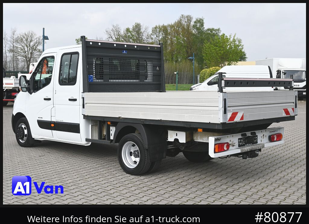 Легка бортова вантажівка, Вантажопасажирський фургон RENAULT Master Pritsche Doka, AHK 3,5Tonnen , Klima, Luftfederung: фото 11